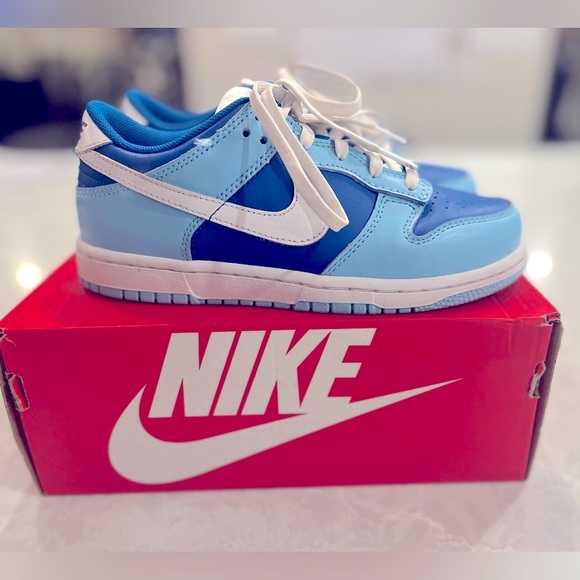 Nike (PS) NIKE DUNK LOW RETRO QS 'ARGON' SKU: DV2635 400 - Picture 6 of 9